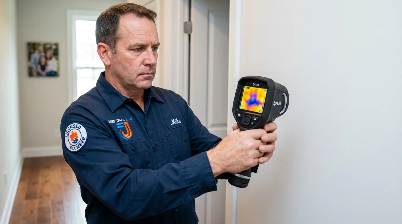 Thermal imaging leak detection by Johns Plumbing LLC in Springview